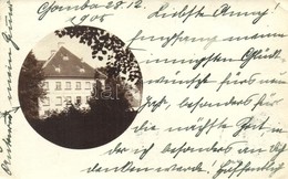 T2/T3 1905 Nemesgomba, Gomba, Hubice (Csütörtök, Stvrtok Na Ostrove); Kastély / Schloss / Castle. Photo (EK) - Sin Clasificación