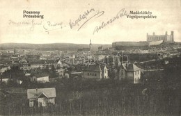 T2 1906 Pozsony, Pressburg, Bratislava; Látkép Villákkal és A Várral / Panorama View With Villas And The Castle - Non Classificati