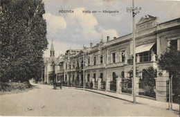 T2 Pöstyén, Pistyan, Piestany; Király Sor, Király Villa. L. & P. 3723. / Königszeile / Street View, Villas - Sin Clasificación