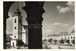 T2 1939 Rimaszombat, Rimavska Sobota; Horthy Miklós Tér, Templom, Melczer Pál, Klein Géza üzlete, Autóbusz. Marosi Józse - Sin Clasificación