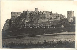 ** T2/T3 Szepesváralja, Spisské Podhradie; Várrom / Castle Ruins. Photo (ragasztónyom / Gluemark) - Sin Clasificación