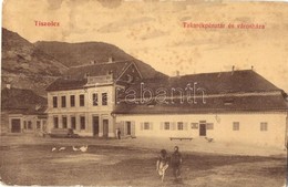 T3 Tiszolc, Tisovec; Sporitelna / Takarékpénztár és Városháza, Goldschmied Simon üzlete. W. L. 707. / Savings Bank, Town - Sin Clasificación