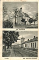 T2/T3 Tornóc, Trnovec Nad Váhom; Római Katolikus Templom és Iskola, Utca / Church And School, Street  (EB) - Sin Clasificación