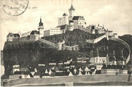 * T2/T3 Trencsén, Trencín; A Vár 200 évvel Ezel?tt. Szold Kiadása / The Castle 200 Years Ago (Rb) - Sin Clasificación