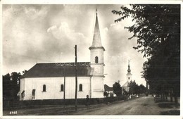 T2/T3 1938 Újbars, Novy Tekov; Utcakép Templomokkal / Street View With Churches  (EK) - Sin Clasificación