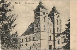 T2/T3 1917 Zboró, Zborov; Rákóczi Templom / Church (EK) - Sin Clasificación