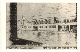 * T1/T2 1937 Zsolna, Sillein, Zilina; Makkabi Zsidó Tornaterem / Telocvicna Makabi / Jewish Sport Hall, Gym - Sin Clasificación