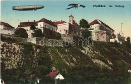 T2/T3 Munkács, Mukacheve, Mukacevo; Vár, Léghajó, Repül? / Castle, Airship, Airplane (EK) - Ohne Zuordnung