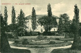 T2 1912 K?rös, Krizevci, Kreuz; Erdészeti F?iskola. W.L. Bp. 7201. / Kr. Gospod Uciliste / Forestry Colleges, School - Sin Clasificación