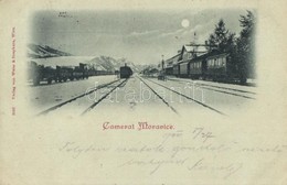 T2 Moravice, Komorske Moravice; Vasútállomás, Vagonok, Kiadja Weiss&Dreykurs Wien / Railway Station / Bahnhof - Sin Clasificación