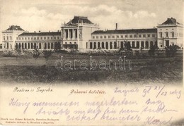 T2/T3 1898 Zagreb, Zágráb, Agram; Drzavni Kolodvor, Edgar Schmidt / Vasútállomás / Railway Station (EK) - Sin Clasificación
