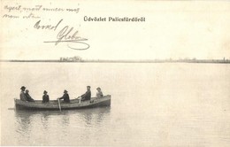 T1/T2 Palicsfürd?, Palic, Palitsch; Csónakázók / Boating People - Ohne Zuordnung