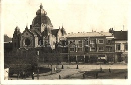 T2 Szabadka, Subotica; Utcakép, Zsinagóga, Gyógyszertár, Sonnenfeld üzlete / Street View, Synagogue, Pharmacy, Shops. Ph - Unclassified