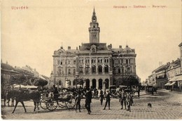 * T2/T3 Újvidék, Novi Sad; Városháza, Piac. W. L. 263. / Stadthaus / Town Hall, Market Vendors (EK) - Unclassified