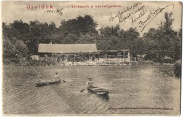 T3/T4 Újvidék, Novi Sad; Tó Részlet A Városligetben, Csónakázók / Lake, Park, Rowing Boats (fa) - Unclassified