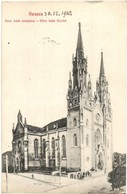 T2/T3 1910 Versec, Werschetz, Vrsac; Római Katolikus Templom / Church - Non Classés