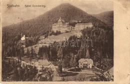 T3 Semmering, Südbahn; Hotel Semmering (wet Damage) - Unclassified