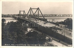 * T2 1937 Vienna, Wien; Reichsbrücke Eröffnet / Bridge Construction. So. Stpl - Unclassified