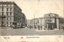 T3 Vienna, Wien IX. Nussdorferstrasse, Detall Markthalle, Giesshübler, Hotel Orion / Street View With Hotel, Restaurant  - Zonder Classificatie