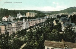 T2/T3 1910 Marianske Lazne, Marienbad; Kaiserstrasse / Synagogue (EK) - Non Classés