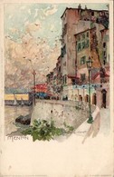 ** T3 Menton, Carte Postale Artistique De Velten No. 471., Litho S: Manuel Wielandt (EB) - Zonder Classificatie