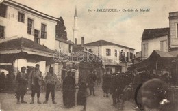 * T3/T4 Thessaloniki, Salonique; Un Coin Du Marche / Market With Vendors (Rb) - Sin Clasificación