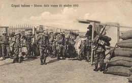 ** T1 1911 Tripoli Italiana, Sbarco Delle Truppe / Arrival Of The Colonial Troops - Non Classés