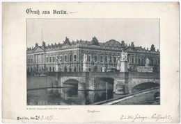 * T3 1899 Berlin, Zeughaus; C. Schneider Verlanganstalt, Riesenpostkarte 26 × 18 Cm / Giant Postcard (winzige Risse / Sm - Ohne Zuordnung