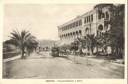 ** T2/T3 Genova, Genoa; Circonvallazione A Mare / Ring Road To The Sea, Tram. Ed. Peloso (EK) - Ohne Zuordnung