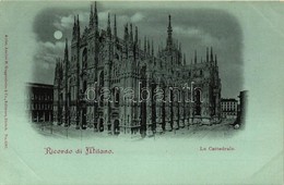 ** T1/T2 Milan, Milano; Cattedrale / Cathedral At Night - Ohne Zuordnung