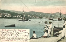 * T2/T3 Sanremo, San Remo; Coté Levent / Shore, Port, Fishermen (EK) - Ohne Zuordnung