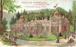 ** T2/T3 1911 Torino, Esposizione Internationale; Il Palazzo Della Moda / Exposition, Litho S: L. Edel - Ohne Zuordnung