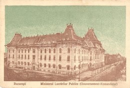 ** T2 Bucharest, Bucuresti; Palatul Ministerului Lucrarilor Publice / Palace, Ministry Of Public Works - Zonder Classificatie