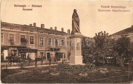 ** T3 Kolomyja, Kolomea; Pomnik Karpinskiego / Monument, Bank (fa) - Non Classés