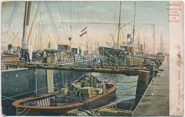 * T3 Hamburg, Befrachtung Eines Dampfers Mit Stückgut / Leporellocard With German Ships Inside - Unclassified