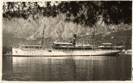 * T2/T3 1934 SS Ljubljana (ex Salona) Személyszállító Hajó Kotorban / Hungarian Passenger Ship. Adria Photo (EK) - Unclassified