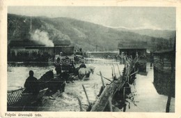 * T2/T3 Folyón átvonuló Trén, Az Érdekes Újság Kiadása / WWI Hungarian Soldiers Crossing A River (EK) - Sin Clasificación