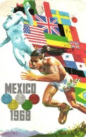 T3 XIX Olympiad / 1968 Summer Olympics In Mexico City; Sport Advertisement Card (felületi Sérülés / Surface Damage) - Non Classés