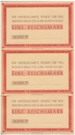 NSZK 1947. 'A Karl Marx Ház újjáépítésére' Kitöltetlen Téglajegy (3x) Sorszámkövet?k T:I
FRG 1947. 'Wiederaufbau Des Kar - Ohne Zuordnung