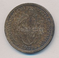 1939. 2P Ag 'Madonna' T:2 Patina 
Adamo P7 - Ohne Zuordnung