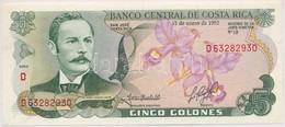 Costa Rica 1992. 5C T:I 
Costa Rica 1992. 5 Colones C:UNC 
Krause 236.e - Ohne Zuordnung
