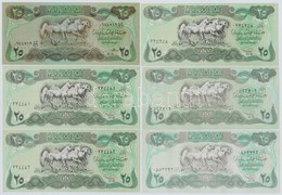 Irak 1982. 25D + 1990. 25D (5x) Közte 2db Sorszámkövet? T:I
Iraq 1982. 25 Dinars + 1990. 25 Dinars (5x) Including 2pcs O - Non Classés