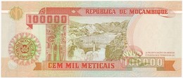 Mozambik 1993. 100.000M T:I
Mozambique 1993. 100.000 Meticais C:UNC - Sin Clasificación