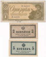 Orosz Birodalom 1912-1917. 2k-10R (6x) + Szovjetunió 1938. 1R T:III,III-
Russian Empire 1912-1917. 2 Kopeks - 10 Rubles  - Ohne Zuordnung