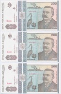 Románia 1992. 200L (5x) Sorszámkövet?k T:I
Romania 1992. 200 Lei (5x) Sequential Serials C:UNC - Sin Clasificación