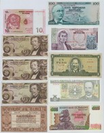 10db-os Vegyes Külföldi Bankjegy Tétel érdekesebb Darabokkal, Közte Ausztria, Izland, Kuba, Zimbabwe T:I,I-,III
10pcs Of - Sin Clasificación