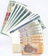 18db-os Vegyes Külföldi Bankjegy Tétel, Közte Kambodzsa, Laosz, Indonézia T:I,I-,II
18pcs Of Various Banknotes, Includin - Ohne Zuordnung