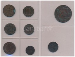 Ausztria 1760-1861. 1/2kr-30kr Cu (8xklf) T:2,2-,3
Austria 1760-1861. 1/2 Kreuzer - 30 Kreuzer Cu (8xdiff) C:XF,VF,F - Sin Clasificación