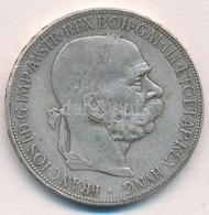 Ausztria 1900. 5K Ag 'Ferenc József' T:2-,3  
Austria 1900. 5 Corona Ag 'Franz Joseph' C:VF,F 
Krause KM#2807 - Sin Clasificación