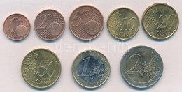 Ausztria 2002. 1c-2E (8xklf) Forgalmi Sor T:2 
Austria 2002. 1 Cent - 2 Euro (8xdiff) Coin Set C:XF - Sin Clasificación